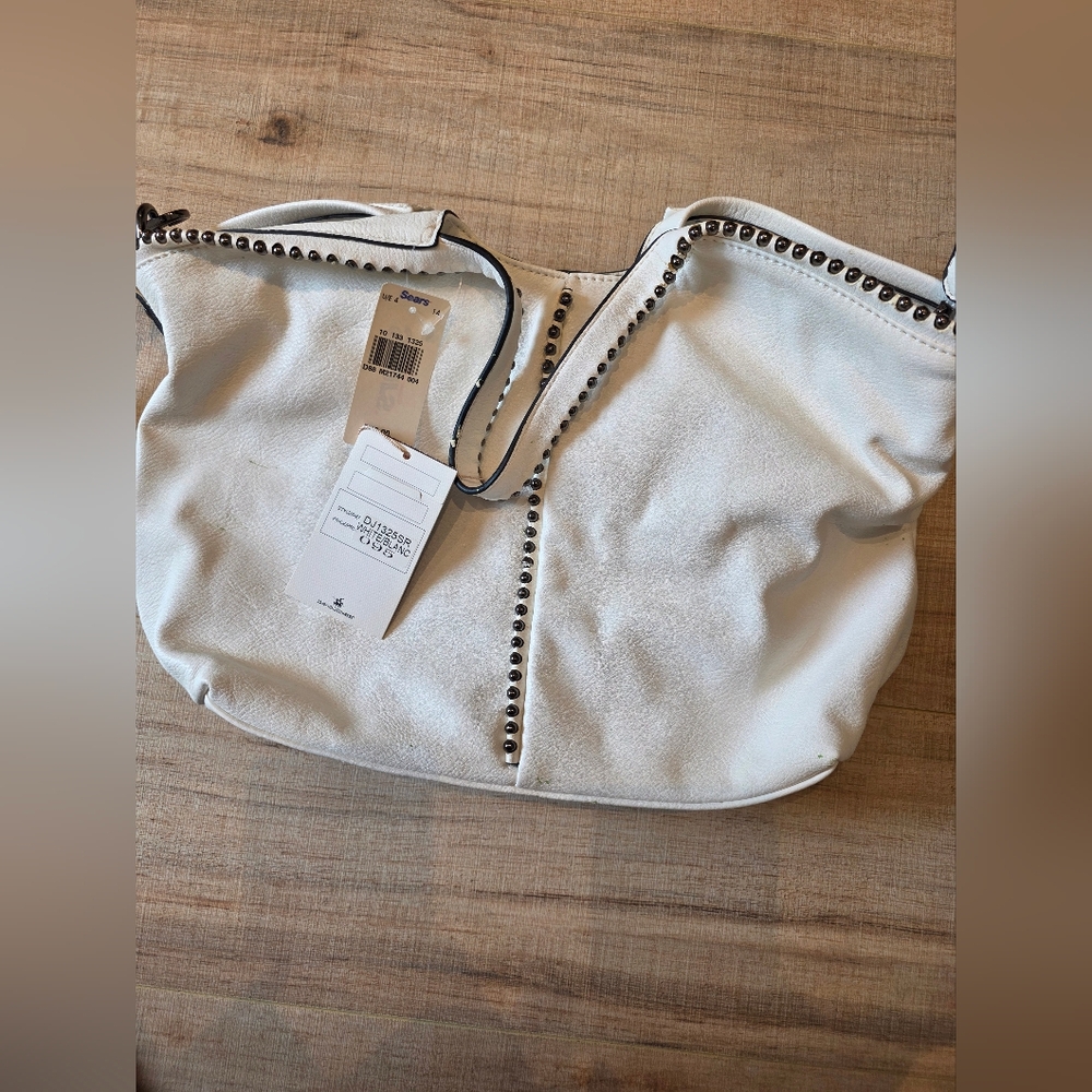 White Studded Women's Bag